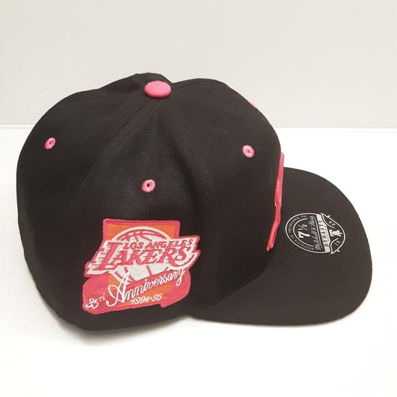 Los Angeles Lakers Mitchell & Ness x Lids 35th Anniversary HWC Fitted Hat - Picture 5 of 9